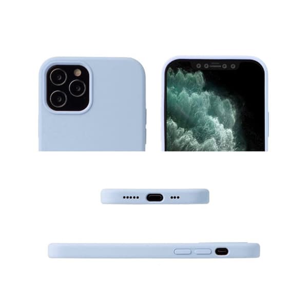 Mobilskal Silikon iPhone 13 Mini - Ljusblå