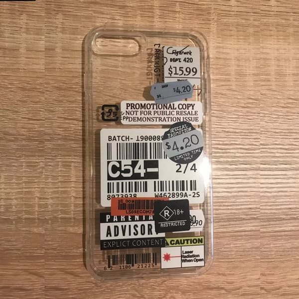 Stöttåligt Mobilskal iPhone 7/8/SE (2020/2022) - Fashion Prisetiketter