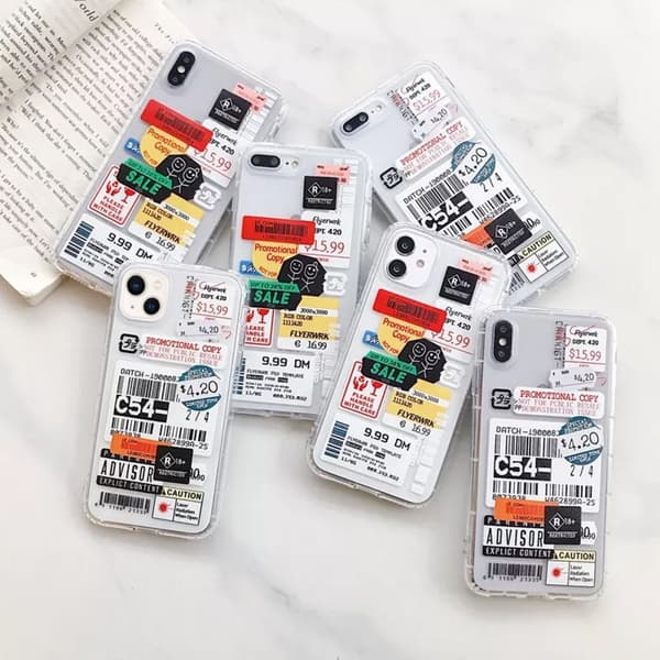 Stöttåligt Mobilskal iPhone 13 - Fashion Streckkoder