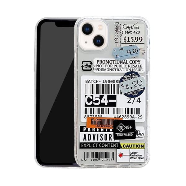 Stöttåligt Mobilskal iPhone 13 - Fashion Streckkoder