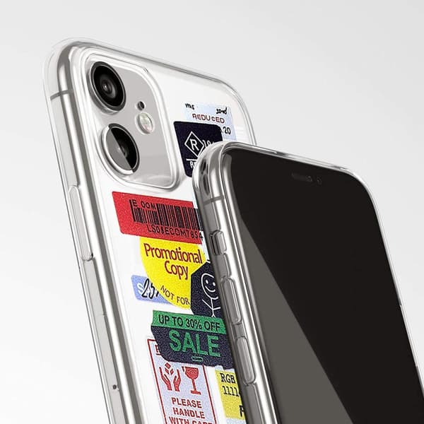 Stöttåligt Mobilskal iPhone 13 Pro - Fashion Streckkoder