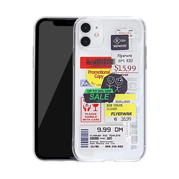 Stöttåligt Mobilskal iPhone 13 Pro - Fashion Streckkoder