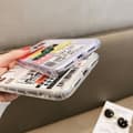 Miniatyrbillede 3 af 5: Stöttåligt Mobilskal iPhone 12/12 Pro - Fashion Streckkoder