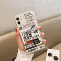 Miniatyrbillede 1 af 5: Stöttåligt Mobilskal iPhone 12/12 Pro - Fashion Streckkoder