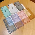 Miniatyrbild 2 av 2: iPhone 11 Pro Stöttåligt Skal med Korthållare - Blå