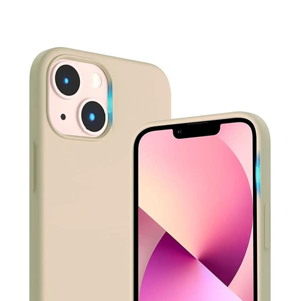 iPhone 13 Silikonskal Rvelon - Beige