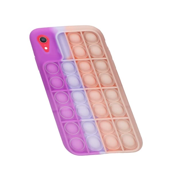 Pop it Mobilskal - iPhone XR - Lila/Rosa