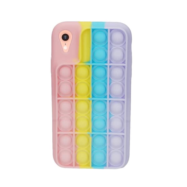 Pop it Mobilskal - iPhone XR - Rosa/Lila