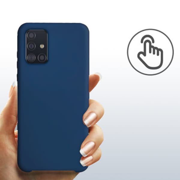 Samsung A52 Silikonskal - Blå