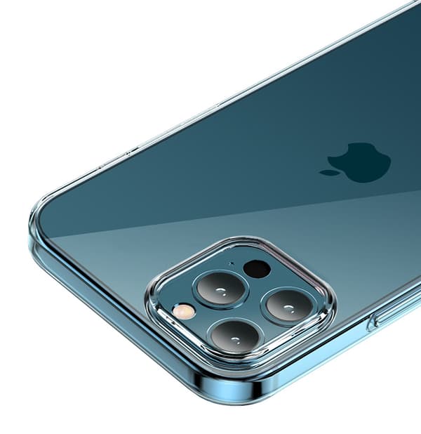 iPhone 12 Mini Stöttåligt TPU Skal - Transparent