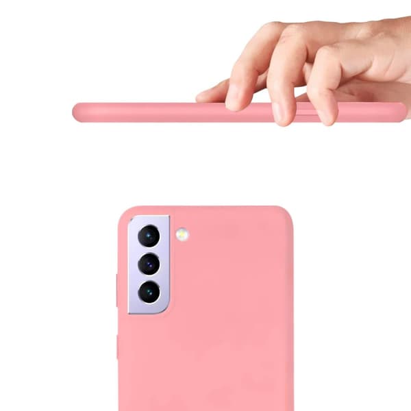 Samsung Galaxy S21 Plus Silikonskal - Rosa