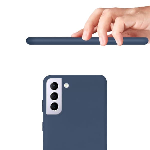 Samsung Galaxy S21 Plus Silikonskal - Blå