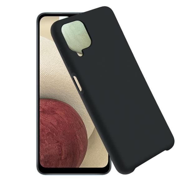 Samsung A12 Silikonskal - Svart