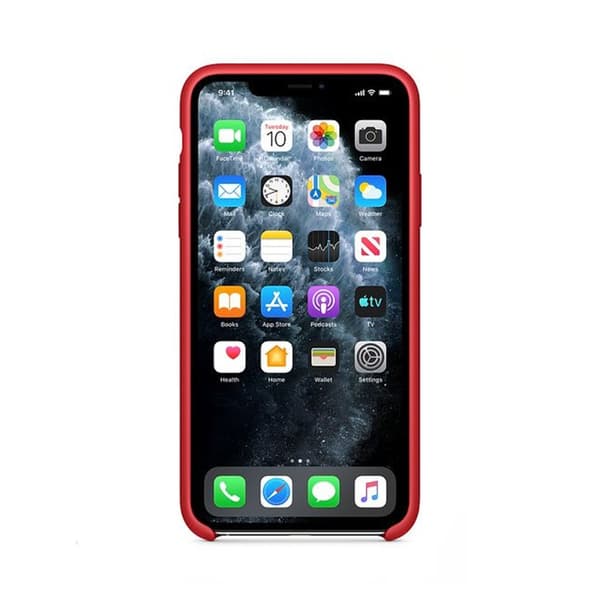 iPhone 11 Pro Max Mobilskal Silikon - Röd