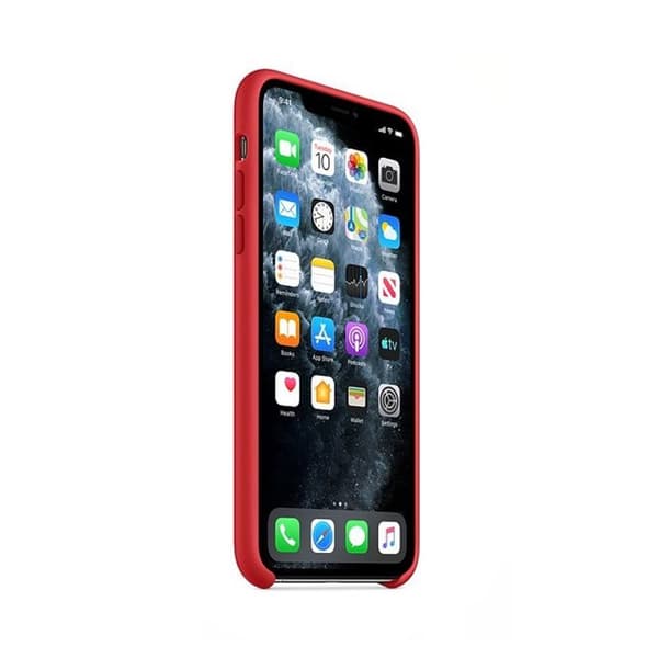 iPhone 11 Pro Max Mobilskal Silikon - Röd