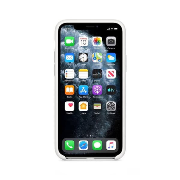 Mobilskal Silikon iPhone 11 Pro - Vit