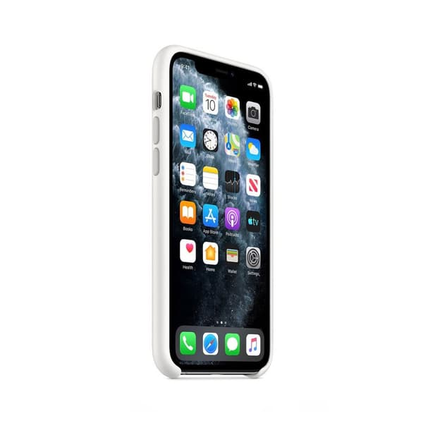 Mobilskal Silikon iPhone 11 Pro - Vit