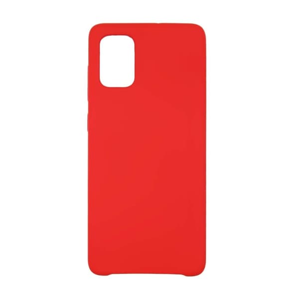 Samsung Galaxy A71 Silikonskal - Röd