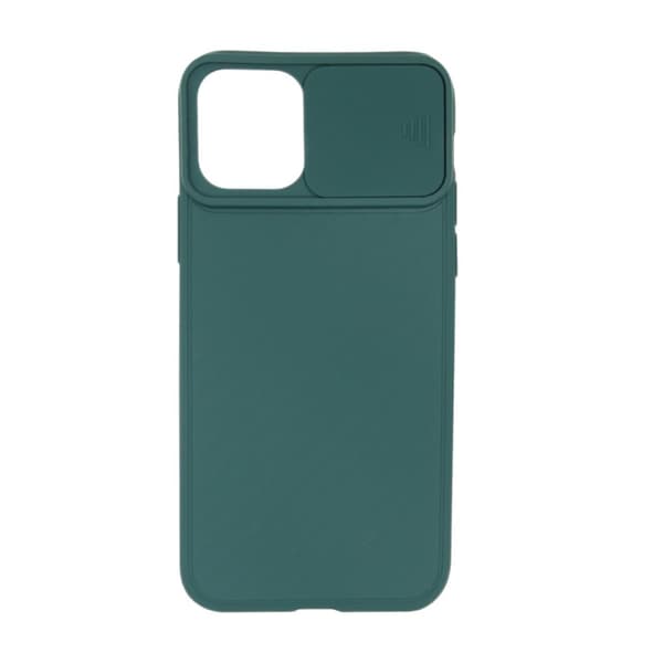 iPhone 11 Pro Silikonskal med Kameraskydd - Grön
