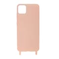 Pikkukuva 6 / 6: iPhone 11 Pro Max Silikonskal med Rem/Halsband - Rosa