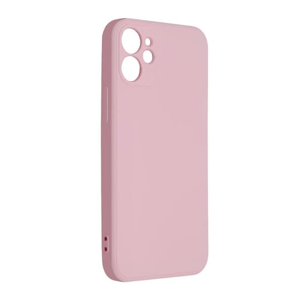 iPhone 12 Mini Silikonskal med Kameraskydd - Rosa