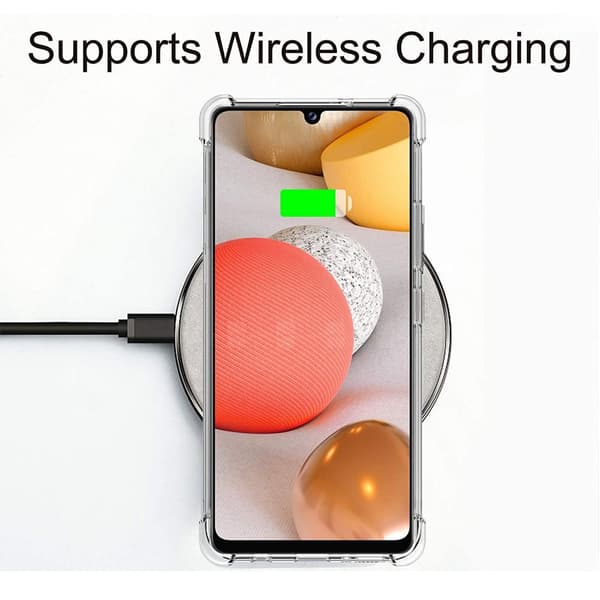 Stöttåligt Mobilskal Samsung Galaxy A42 5G - Transparent