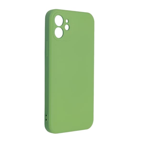 iPhone 12 Silikonskal med Kameraskydd - Grön