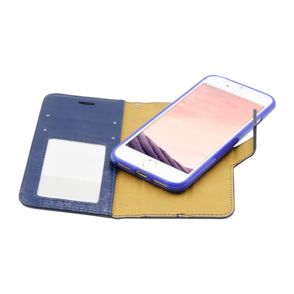 iPhone 7/8/SE (2020/2022) Plånboksfodral med Avtagbart Skal - Blå
