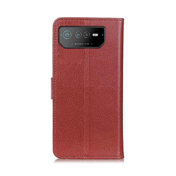 Asus ROG Phone 6 Plånboksfodral med Stativ - Brun