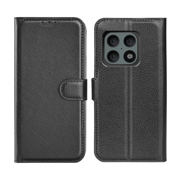 OnePlus 10 Pro Plånboksfodral med Stativ - Svart