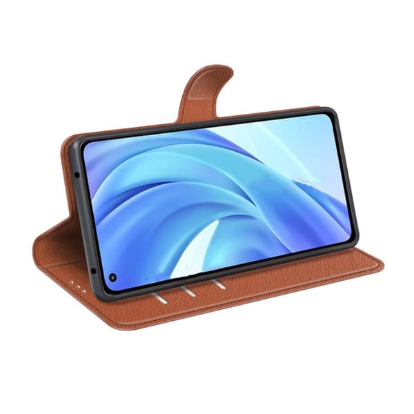 Xiaomi 11 Lite/11 Lite 5G NE Plånboksfodral med Stativ - Brun