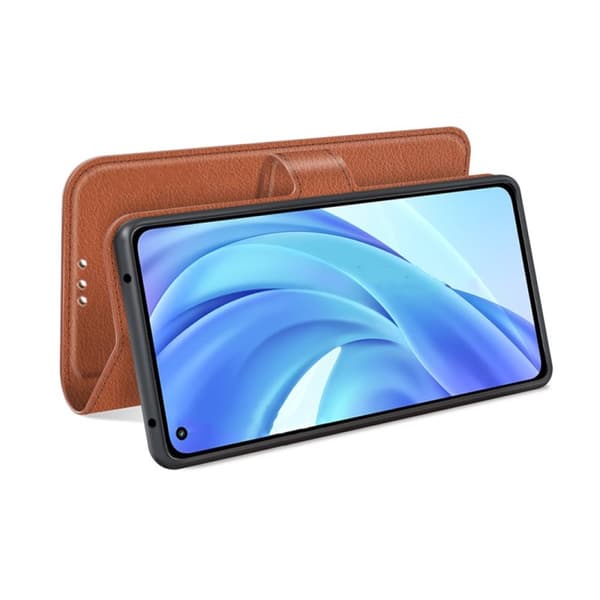 Xiaomi 11 Lite/11 Lite 5G NE Plånboksfodral med Stativ - Brun