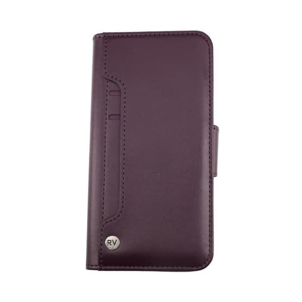 iPhone 13 Pro Plånboksfodral Extra Kortfack Rvelon - Mörklila