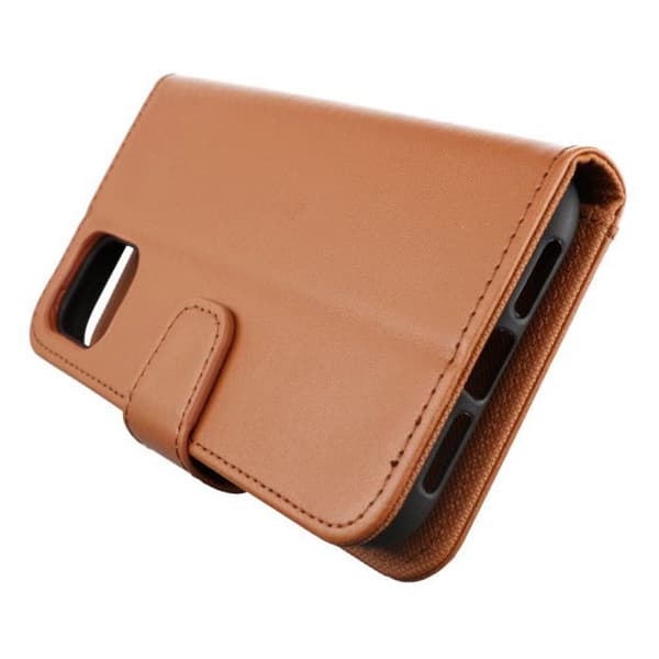 iPhone 11 Plånboksfodral Rvelon - Guldbrun