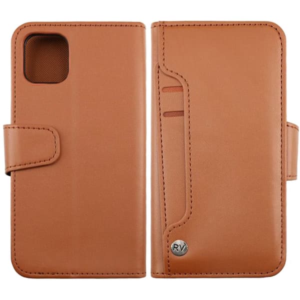 iPhone 11 Plånboksfodral Rvelon - Guldbrun