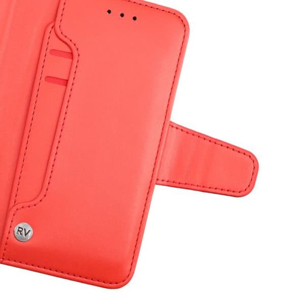 iPhone 11 Plånboksfodral Extra Kortfack Rvelon - Röd