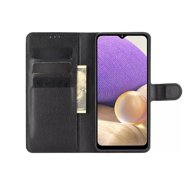 Samsung Galaxy A32 5G Plånboksfodral Magnet Rvelon - Svart