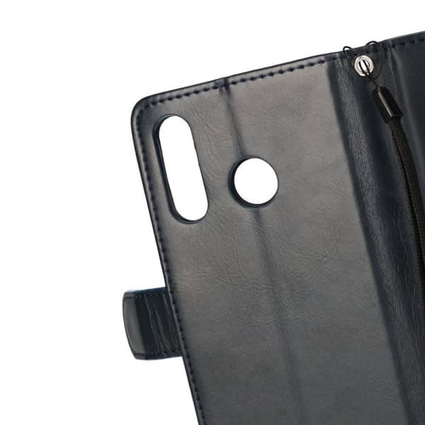 Huawei P30 Lite Plånboksfodral med Stativ - Mörkblå