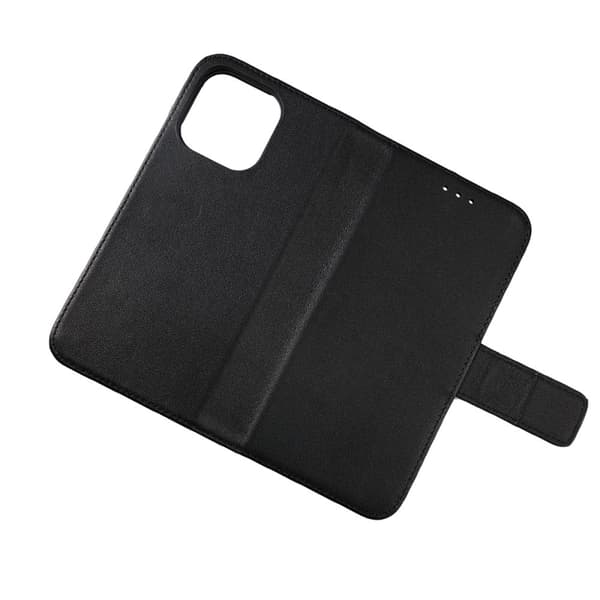 iPhone 13 Pro Plånboksfodral Läder Rvelon - Svart