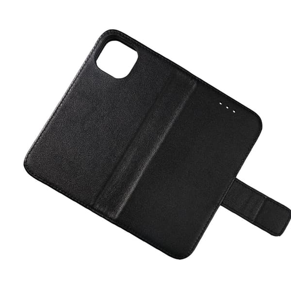 iPhone 13 Mini Plånboksfodral Läder Rvelon - Svart