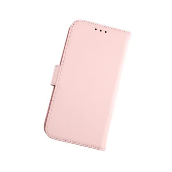 iPhone 13 Mini Plånboksfodral Läder Rvelon - Rosa