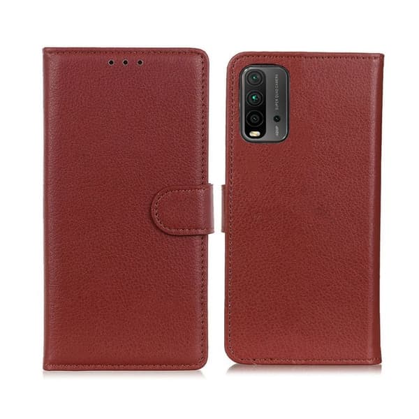 Xiaomi Redmi 9T/ Mi POCO M3 Plånboksfodral med Stativ - Brun