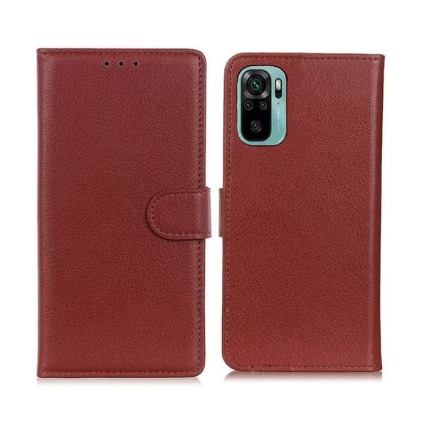 Xiaomi Redmi Note 10 Pro Plånboksfodral med Stativ - Brun