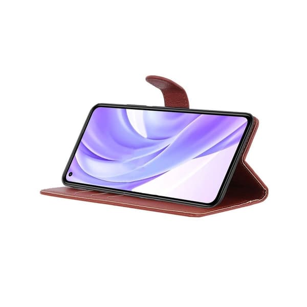 Xiaomi Mi 11 Lite 5G Plånboksfodral med Stativ - Brun