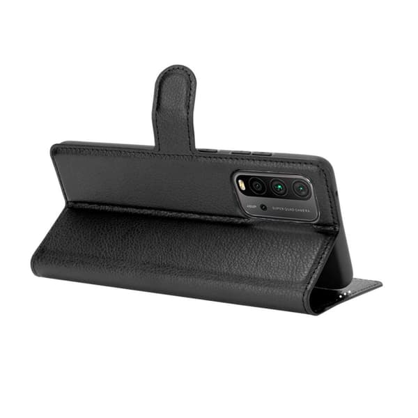 Xiaomi Redmi 9T/ Mi POCO M3 Plånboksfodral med Stativ - Svart