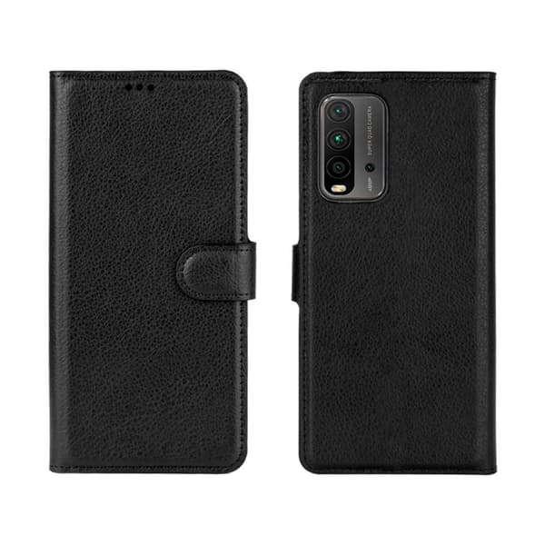 Xiaomi Redmi 9T/ Mi POCO M3 Plånboksfodral med Stativ - Svart