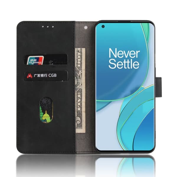 OnePlus 9 Pro Plånboksfodral med Stativ - Svart