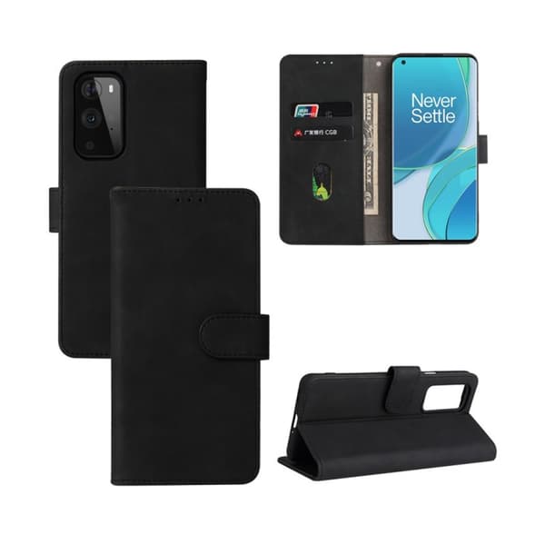 OnePlus 9 Pro Plånboksfodral med Stativ - Svart