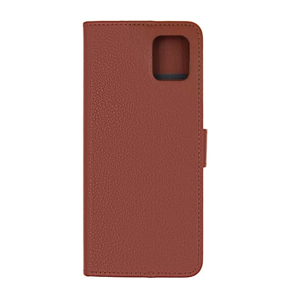 Samsung Galaxy Note 10 Lite Plånboksfodral med Stativ - Brun