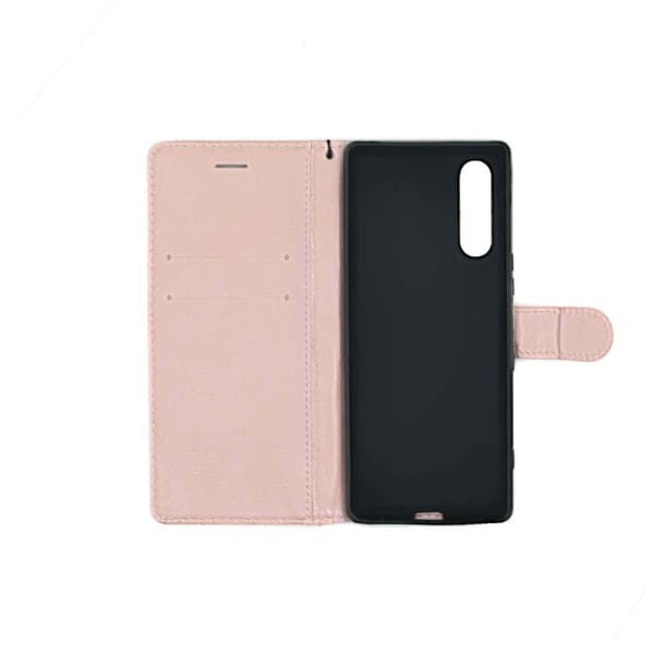 Sony Xperia 5 Plånboksfodral med Stativ - Rosa